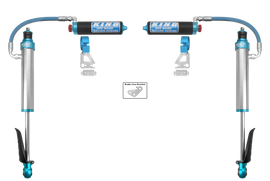 King Shocks 2024+ Toyota Tacoma 2.5 Dia Remote Reservoir Shock w/Adjuster (Pair) - Rear
