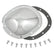 Chrome Differential Cover GM 10 Bolt 7.5 Inch Fits 1977-1986 GM 10-Bolt with 7.5 Inch Ring Gear Mr Gasket