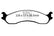 EBC 98-03 Dodge B250 B2500 Cargo 2500 Van 3/4 Ton Yellowstuff Front Brake Pads