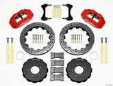 Wilwood Narrow Superlite 6R Front Hat Kit 12.88in Drill Red 2006-Up Civic / CRZ