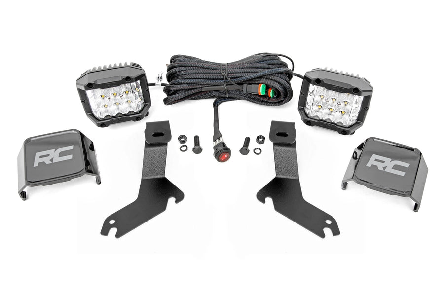 LED Light Kit | Ditch Mount |  3" OSRAM | Wide | Chevy Silverado 1500 (99-06)/Tahoe (00-06) 