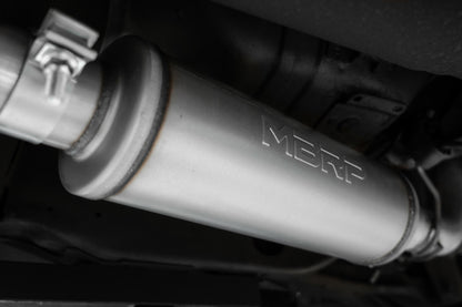 MBRP 99-04 Ford Mustang GT 4.6L 2.5in. Dual Split Rear AL Cat Back w/ 3.5in. Dual Wall Blk. Tips | S7221ALBT
