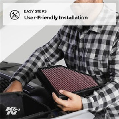 K&N Drop-In Air Filter | 2018-2025 Suzuki Jimny 1.5L L4 | 33-3151