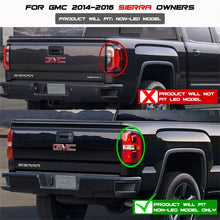 Load image into Gallery viewer, Spyder GMC Sierra 14-16 LED Tail Lights Black ALT-YD-GS14-LBLED-BK