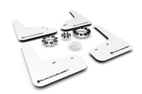 Rally Armor 20-26 Tesla Model Y, Juniper Y White UR Mud Flap w/Black Logo