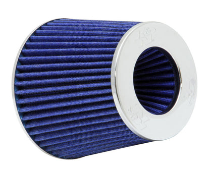 K&N Universal Air Filter | Round Tapered, 4in Flange, 5.5in Tall | RG-1001BL
