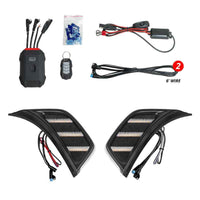 XK Glow XKmax Jeep Air Vent Light RGB+ Amber Turn & Running App Cntl