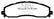 EBC 13+ Ford F250 (inc Super Duty) 6.2 (2WD) Greenstuff Rear Brake Pads