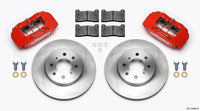 Wilwood DPHA Front Caliper & Rotor Kit Red Honda / Acura w/ 262mm OE Rotor
