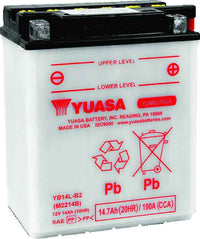 Yuasa YB14L-B2 Yumicron CX 12-Volt Battery