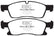EBC 11+ Dodge Durango 3.6 Ultimax2 Front Brake Pads