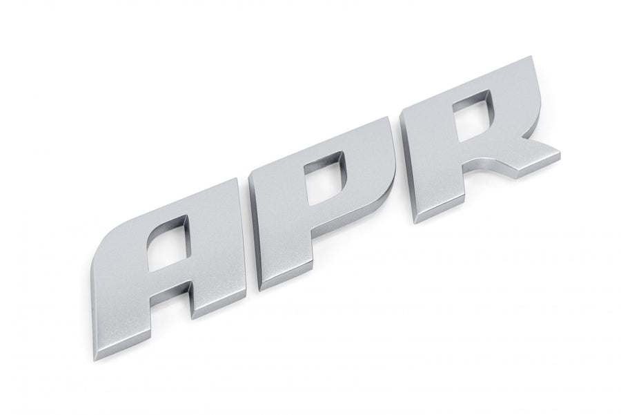 Badge Matte Silver APR Badge in Matte Silver APR