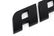 Badge Satin Black APR Badge in Satin Black APR