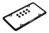 License Plate Frame Slim, Black w/ Hiders APR license plate frames and vanity plates are the perfect addition for any APR tuned vehicle! APR