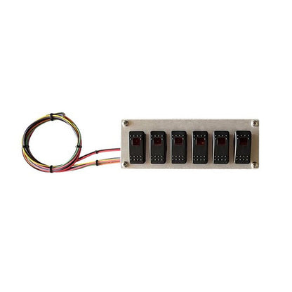 American Autowire Rocker Switch Panel 6 Switches 510921