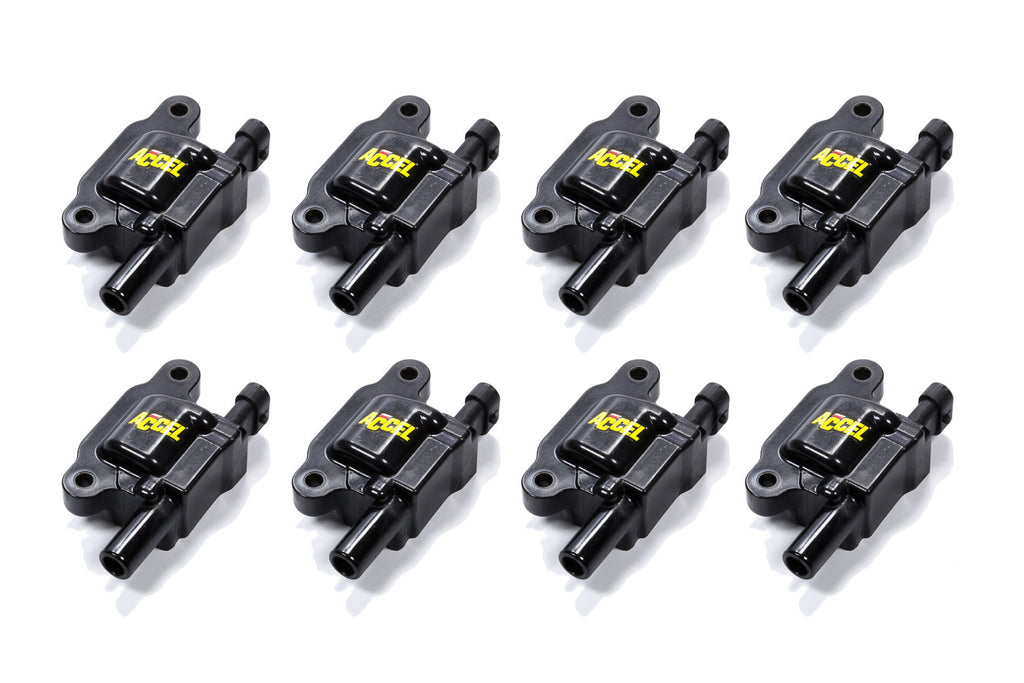 ACCEL Coil - GM LS2/LS3/LS7 8pk - Black 140043K-8