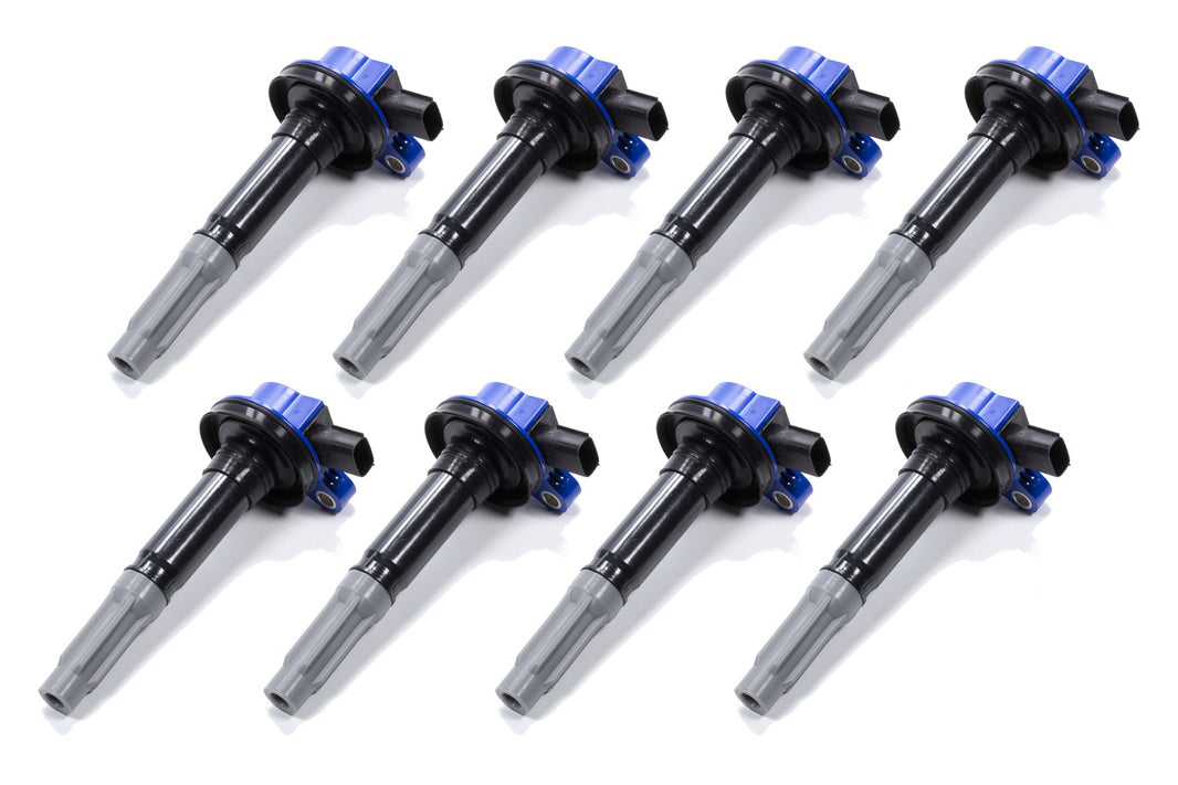 ACCEL SuperCoil Ignition Coils | 2011-2016 Ford 5.0L Coyote, Blue, 8-Pack | 140060B-8