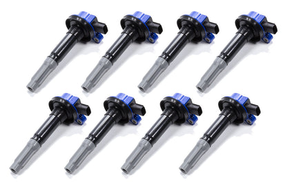 ACCEL SuperCoil Ignition Coils | 2011-2016 Ford 5.0L Coyote, Blue, 8-Pack | 140060B-8