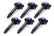 ACCEL Ignition Coil - Super Coil series - 2007-2016 Ford 3.5L/3.7L V6, Blue, 6-pack 140061B-6