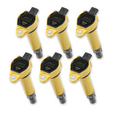 ACCEL Ignition Coil - SuperCoil - 2006-2011 Mopar  - 2.7/3.5/4.0L - Yellow - 6-Pack 140502-6
