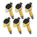 ACCEL Ignition Coil - SuperCoil - 2006-2011 Mopar  - 2.7/3.5/4.0L - Yellow - 6-Pack 140502-6