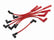 ACCEL Spark Plug Wire Set - Super Stock Spiral Core 8mm - Jeep L6 - Red 5129R