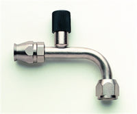 Aeroquip 90 Degree -8 A/C Fitting w/Charger Port FCE1833