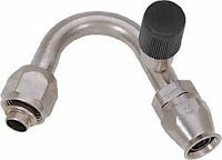 Aeroquip 135 Degree -8 Hose End w/Charge Port FCE1893