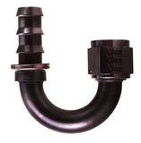 Aeroquip #6 180 Degree Socketless Black FCL1562