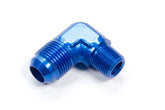 Aeroquip 90 Deg 10 AN to 3/8in Pipe Alum Adapter FCM2016