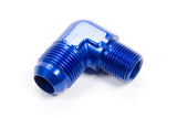 Aeroquip 90 Deg 12 AN to 1/2in Pipe Alum. Adapter FCM2017