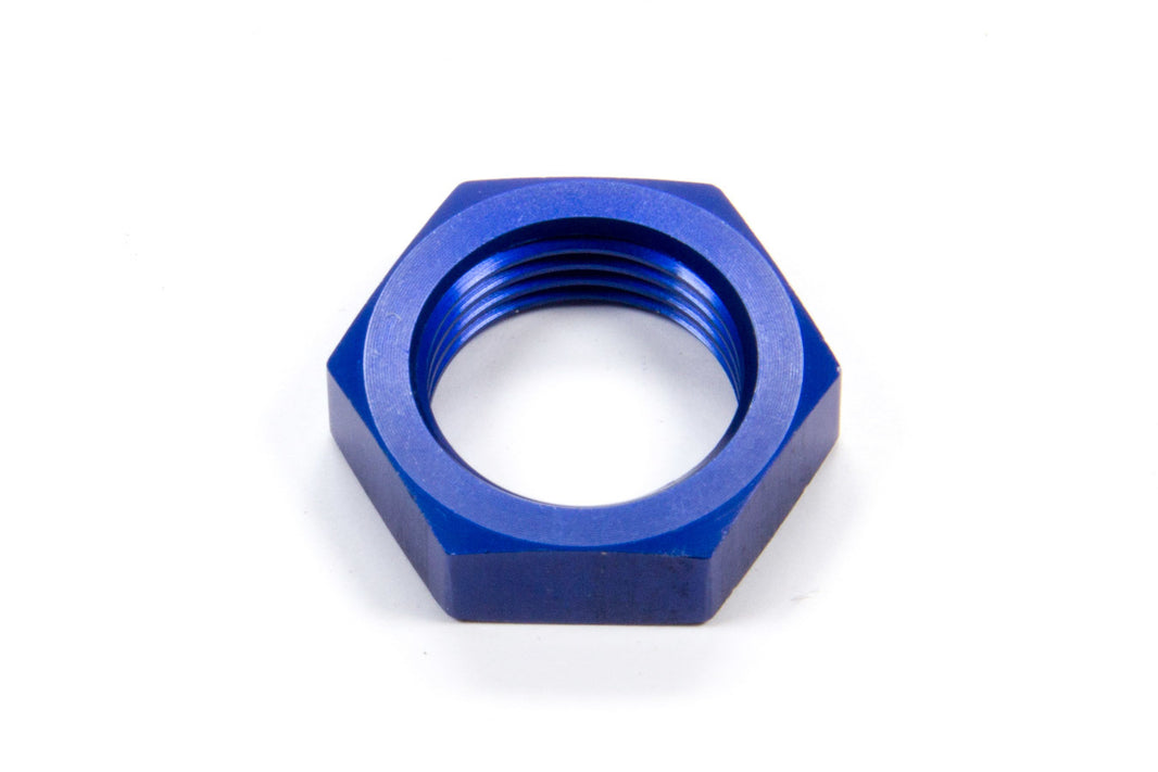 Aeroquip Aluminum AN Bulkhead Locknut — -8 AN, Blue Anodized | FCM2103