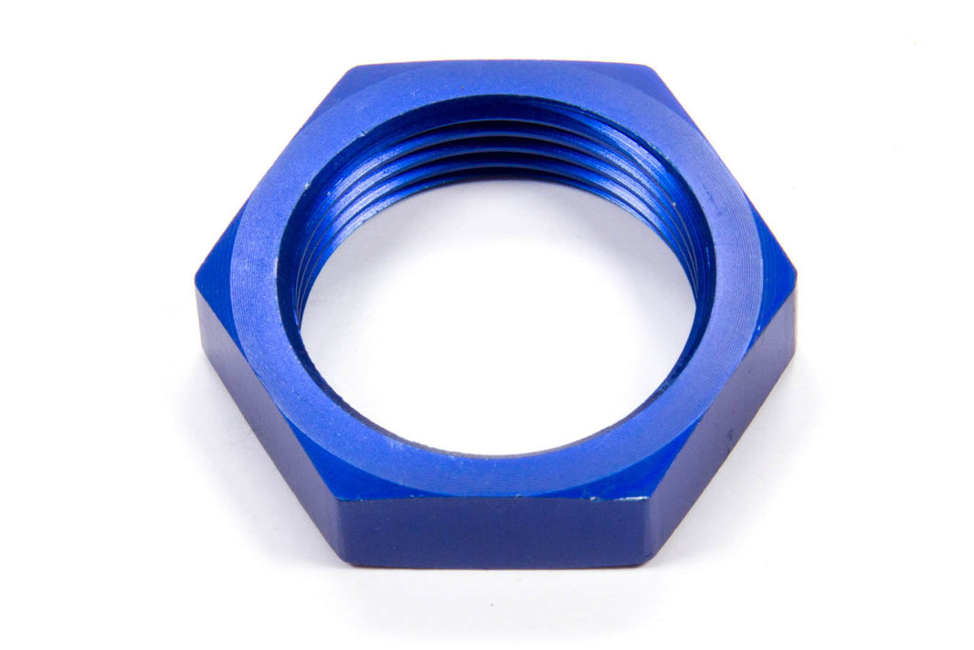 Aeroquip Aluminum AN Bulkhead Locknut — -16 AN, Blue Anodized | FCM2106