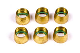 Aeroquip -8 Replacement A/C Brass Sleeves (6pk) FCM2431
