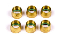 Aeroquip -8 Replacement A/C Brass Sleeves (6pk) FCM2431