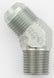Aeroquip 45 Male Elbow #6 To 1/4 Npt Steel Fitting FCM2586