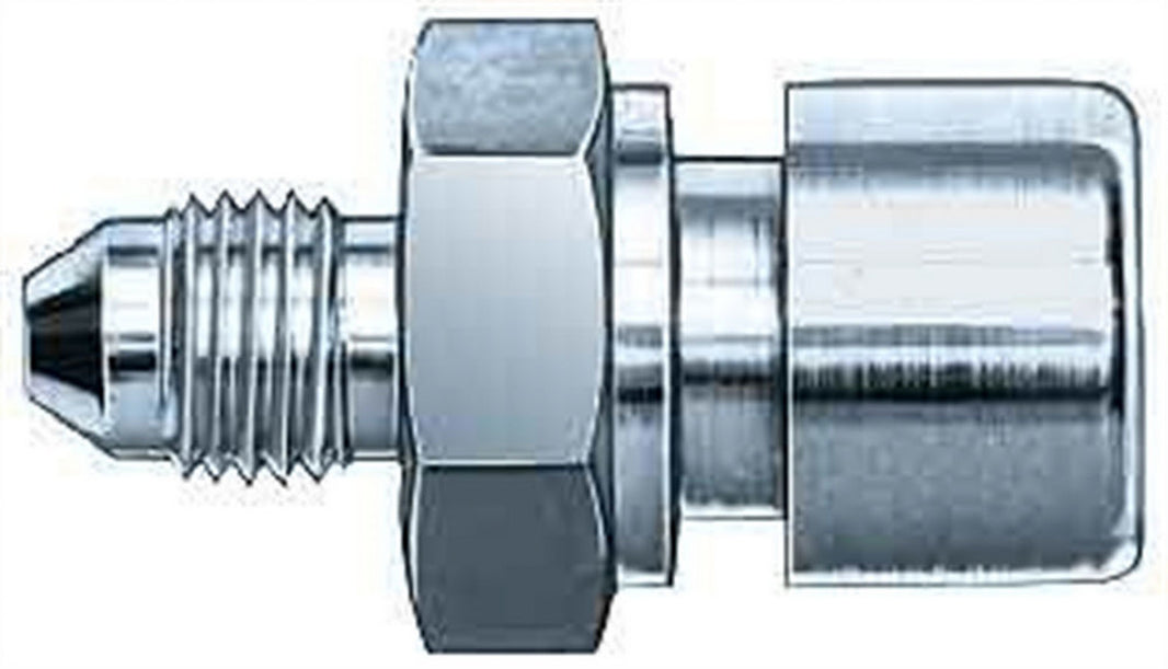 Aeroquip #3 To 3/8-24 Inverted Female Steel Adapter FCM2936