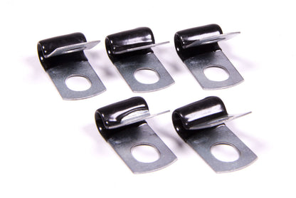Aeroquip Adel Line Support Clamp — 0.25 in ID, Vinyl-Coated Steel, 5-Pack | FCM3481