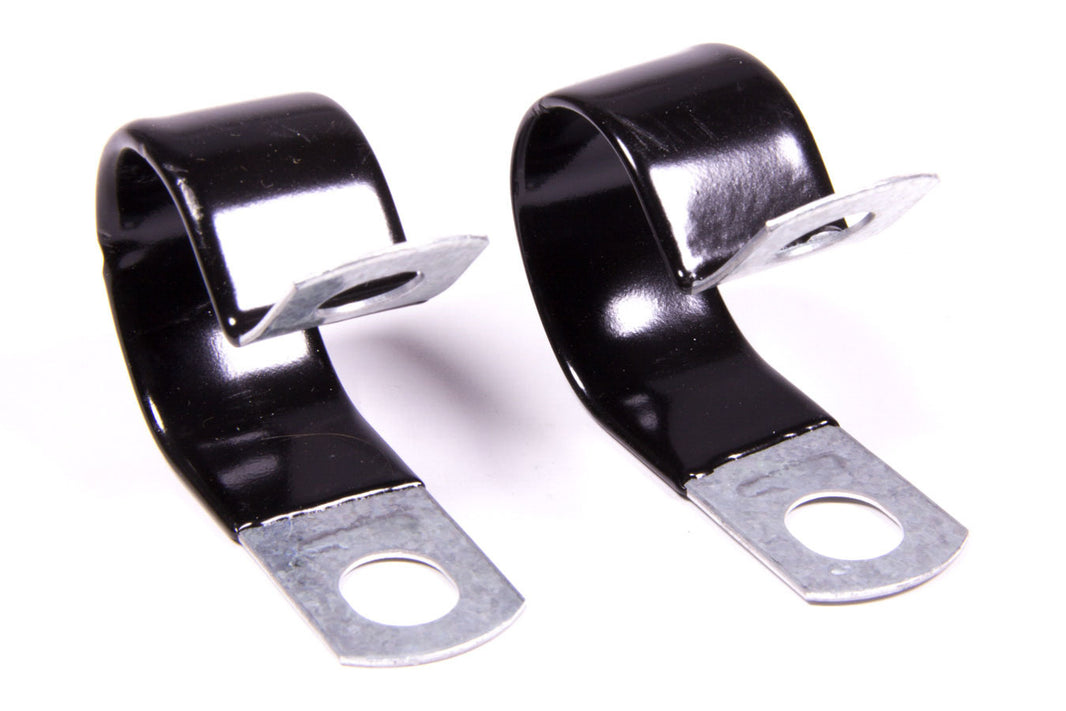 Aeroquip Adel Line Support Clamp — 1.25 in ID, Vinyl-Coated Steel, Pair | FCM3537