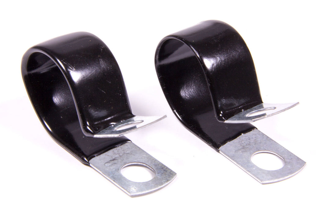 Aeroquip Adel Line Support Clamp — 1.5 in ID, Vinyl-Coated Steel, Pair | FCM3538