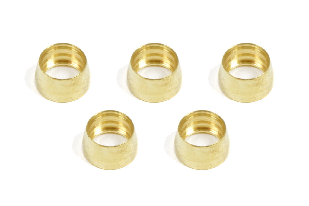 Aeroquip Repl Brass Sleeve for #8 Teflon Hose Ftgs (5pk) FCM3824