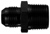 Aeroquip AN to NPT Adapter — 6 AN Male to 1/2 in NPT Male, Straight, Black | FCM5013