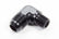 Aeroquip 90 Deg #12 to 1/2in Alum Adapter Black FCM5017