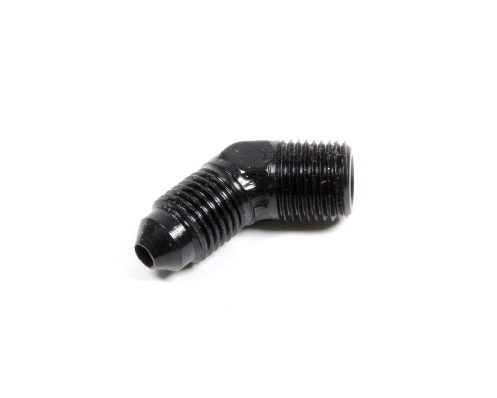 Aeroquip 45 Deg Alum #3 Flare 1/8 in Black FCM5020