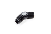Aeroquip 45 Deg Alum #6 Flare 1/4 in Black FCM5022