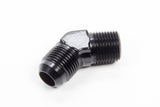 Aeroquip 45 Deg Alum #10 Flare 1/2in Black FCM5024