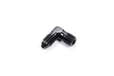 Aeroquip 90 Deg Alum #3 Flare 1/8 in Black FCM5030