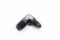 Aeroquip 90 Deg Alum #4 Flare 1/4 in Black FCM5032