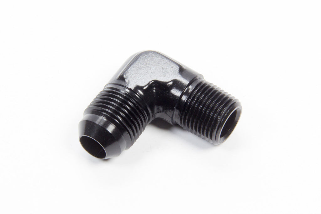 Aeroquip 90 Deg Alum #8 Flare 3/8 in Black FCM5037