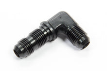 Load image into Gallery viewer, Aeroquip #6 Flare 90 Deg Bulkhead Union Black FCM5082